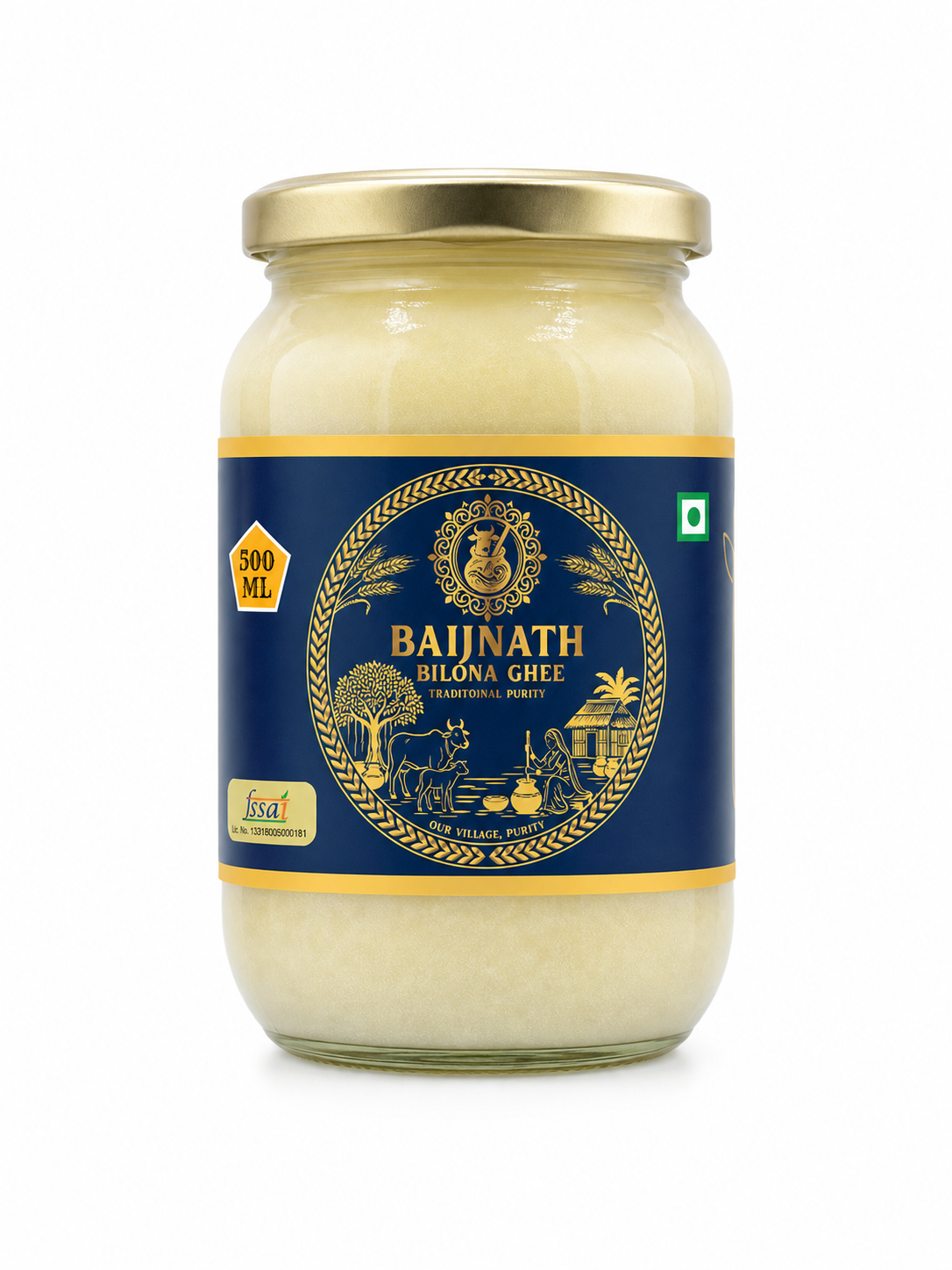 Baijnath A2 Bilona Ghee 500ml